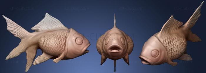 3D model Gold Fish (STL)